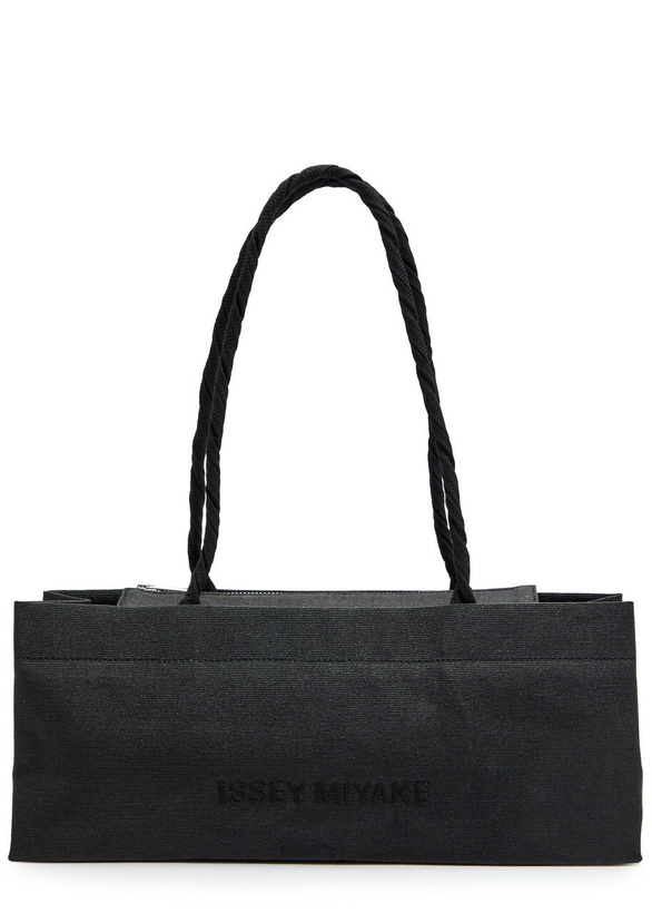 Photo: Issey Miyake This Is A Paper Bag Woven Tote - Black - One Size