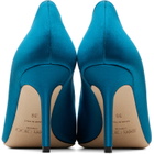 Jimmy Choo Blue Love 85 Heels