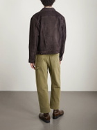 Nudie Jeans - Dante II Suede Trucker Jacket - Brown