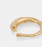 Bottega Veneta Sardine 18kt gold-plated sterling silver ring