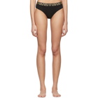 Versace Underwear Black Medusa Briefs