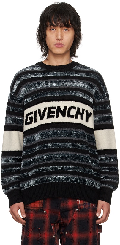 Photo: Givenchy Black Jacquard Sweater