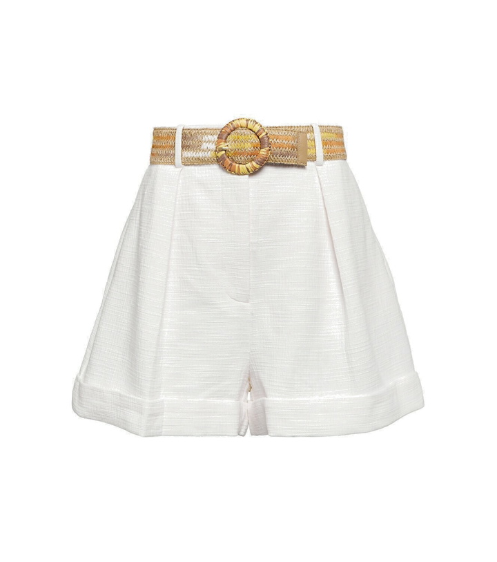 Photo: Zimmermann Devi high-rise cotton shorts