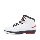 Air Jordan 2 Retro PS Sneakers in White/Varsity Red/Black