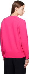 Victoria Beckham Pink Oversized Sweater