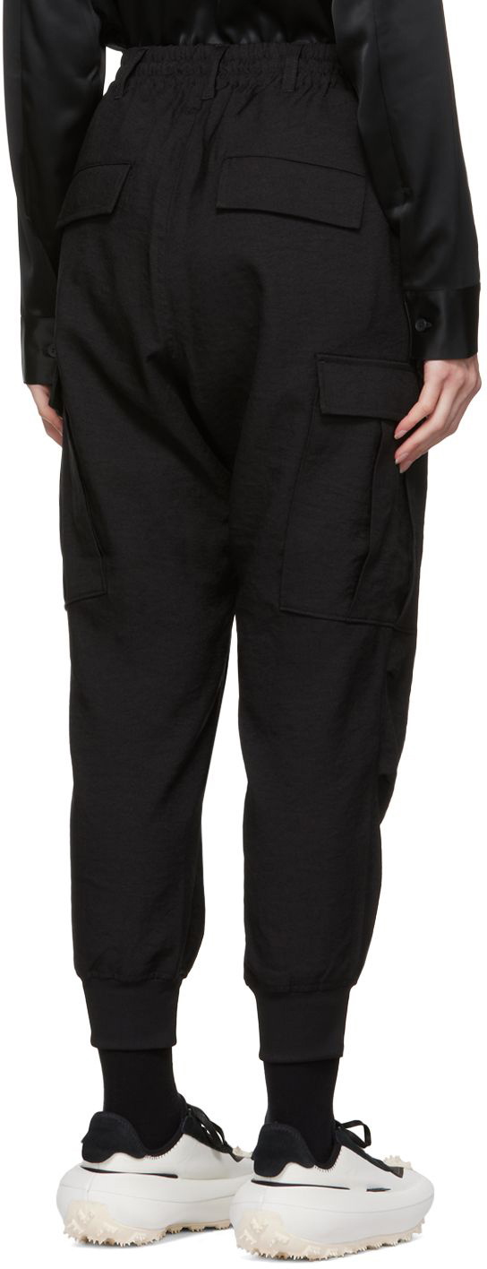 Buy PixieGirl Petite Black Utility Crepe Cuffed Trousers from Next USA