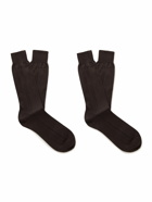 Mr P. - Two-Pack Ribbed Organic Cotton Socks