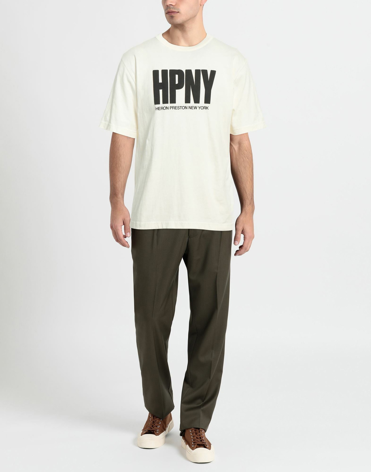 Heron Preston Mens T-shirt Ivory