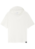 Courrèges Logo Hooded Cotton T-shirt White