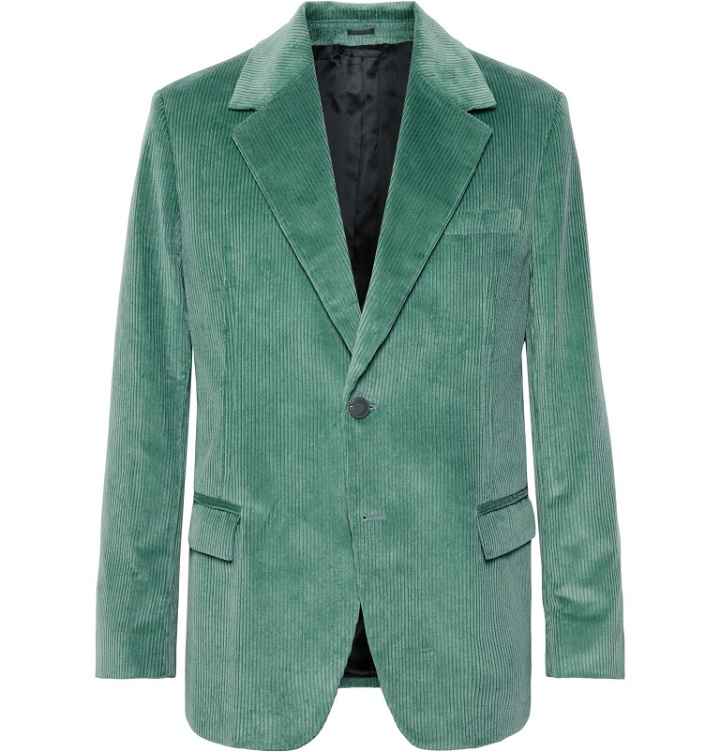 Photo: Acne Studios - Mint Jagger Cotton-Corduroy Suit Jacket - Green