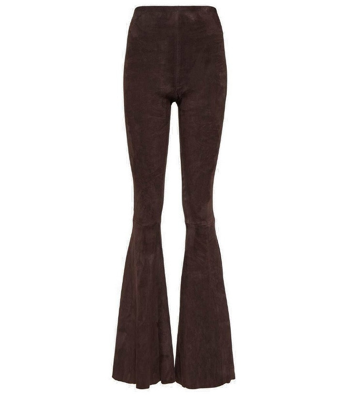 Photo: Stouls Cherilyn high-rise suede flared pants