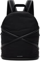 Alexander McQueen Black 'The Harness' Backpack