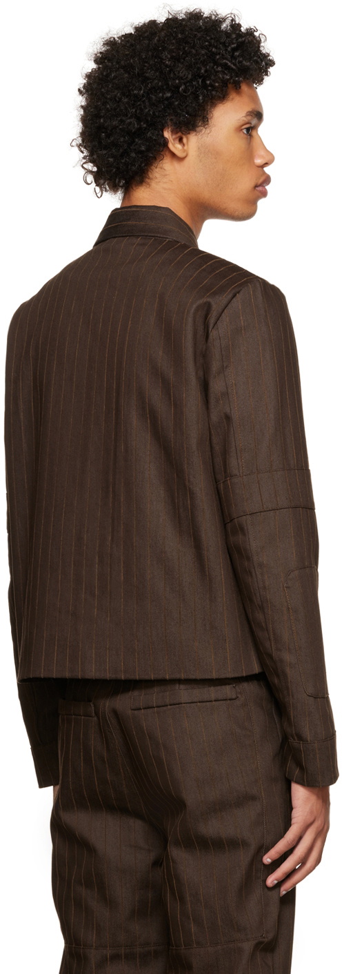 Luar Brown Striped Jacket