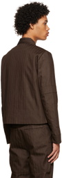 Luar Brown Striped Jacket