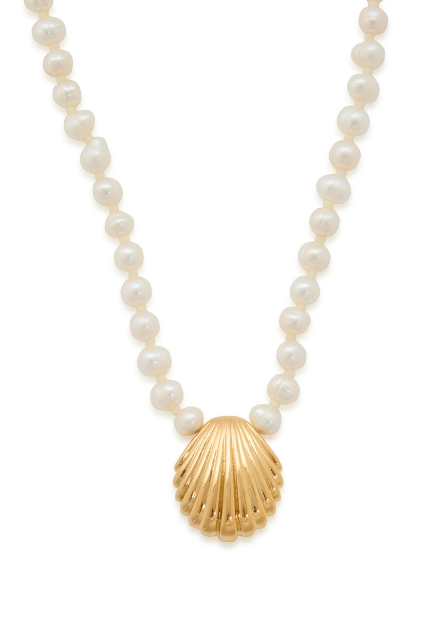 Anni LU Ocean Treasure Beaded 18kt Gold-plated Necklace - Pearl - One Size
