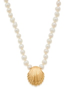 Anni LU Ocean Treasure Beaded 18kt Gold-plated Necklace - Pearl - One Size