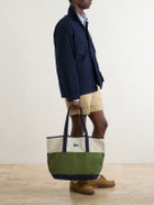 Drake's - Logo-Embroidered Canvas Tote Bag