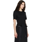 Simone Rocha Black Bow Tail Easy T-shirt
