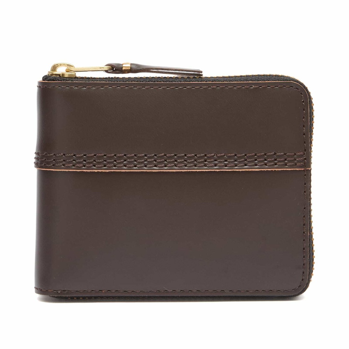 Photo: Comme des Garçons Wallet SA7100TS Triple Stitch Wallet in Brown 