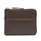 Comme des Garçons Wallet SA7100TS Triple Stitch Wallet in Brown 