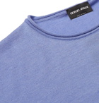 Giorgio Armani - Cashmere and Silk-Blend Sweater - Blue
