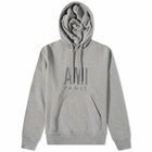 AMI Men's Paris Popover Hoody in HthrGry