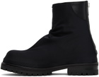 424 Black Zip Boots