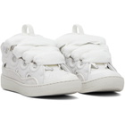 Lanvin White Curb Sneakers