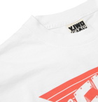 Y,IWO - Printed Cotton-Jersey T-Shirt - White