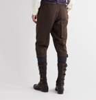 Kingsman - Oxford Cropped Tapered Wool-Tweed Suit Trousers - Brown