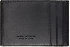 Bottega Veneta Black Cassette Card Holder