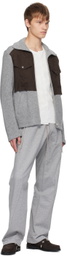 NVRFRGT White Asymmetric Long Sleeve T-Shirt