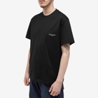 Wooyoungmi Men's Box Logo T-Shirt in Black