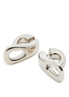 Rabanne Front-back Drop Earrings - Silver - One Size