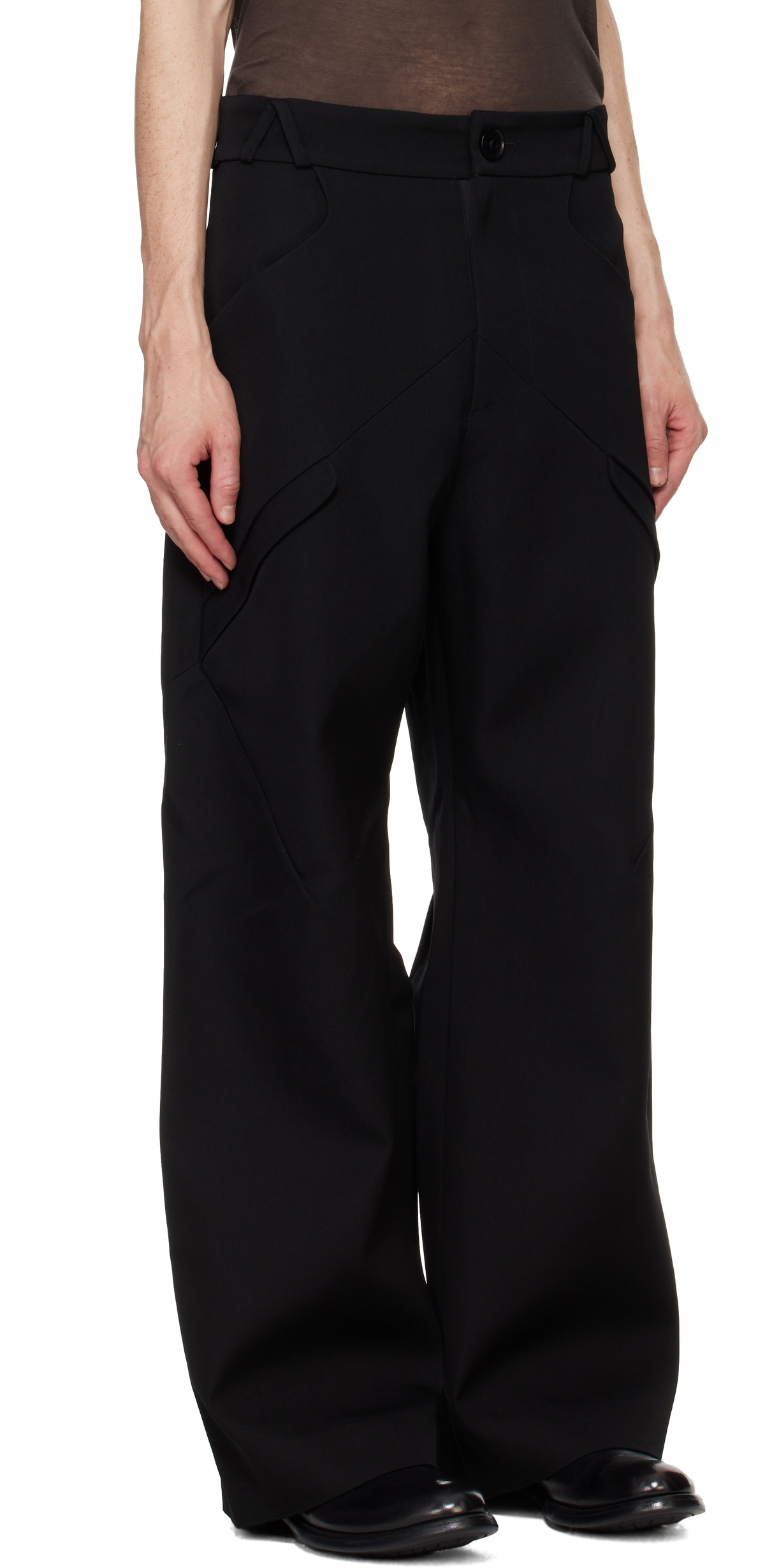 pet-tree-kor Black Node Cargo Pants pet-tree-kor