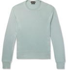 TOM FORD - Slim-Fit Silk Sweater - Blue