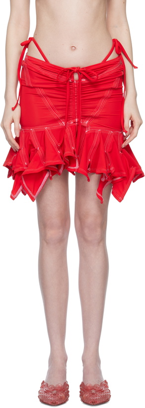 Photo: Emily Watson SSENSE Exclusive Red Miniskirt