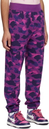 BAPE Purple Camo Lounge Pants
