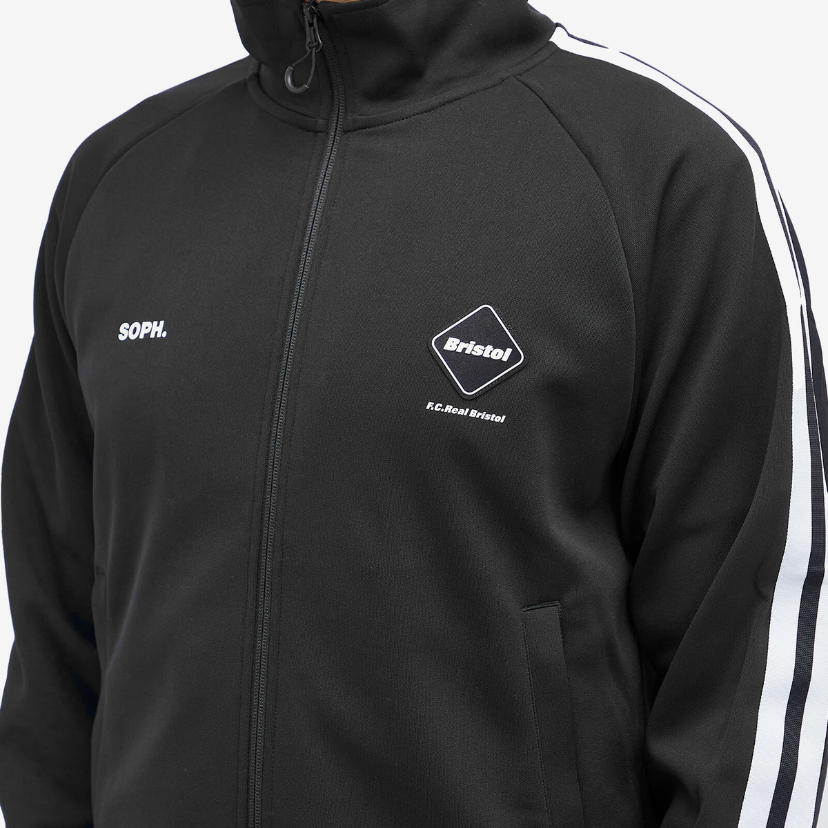 F.C. Real Bristol Men's Training Track Jacket in Black F.C. Real
