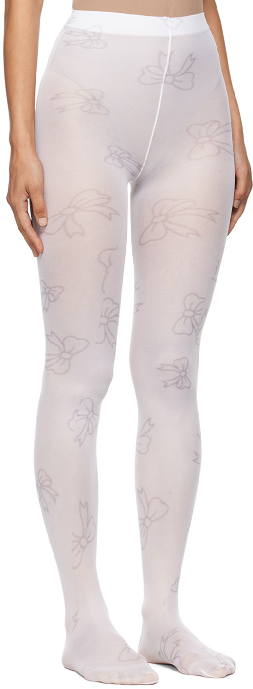 LILAC AND BLACK TATTOO TIGHTS – Ashley Williams