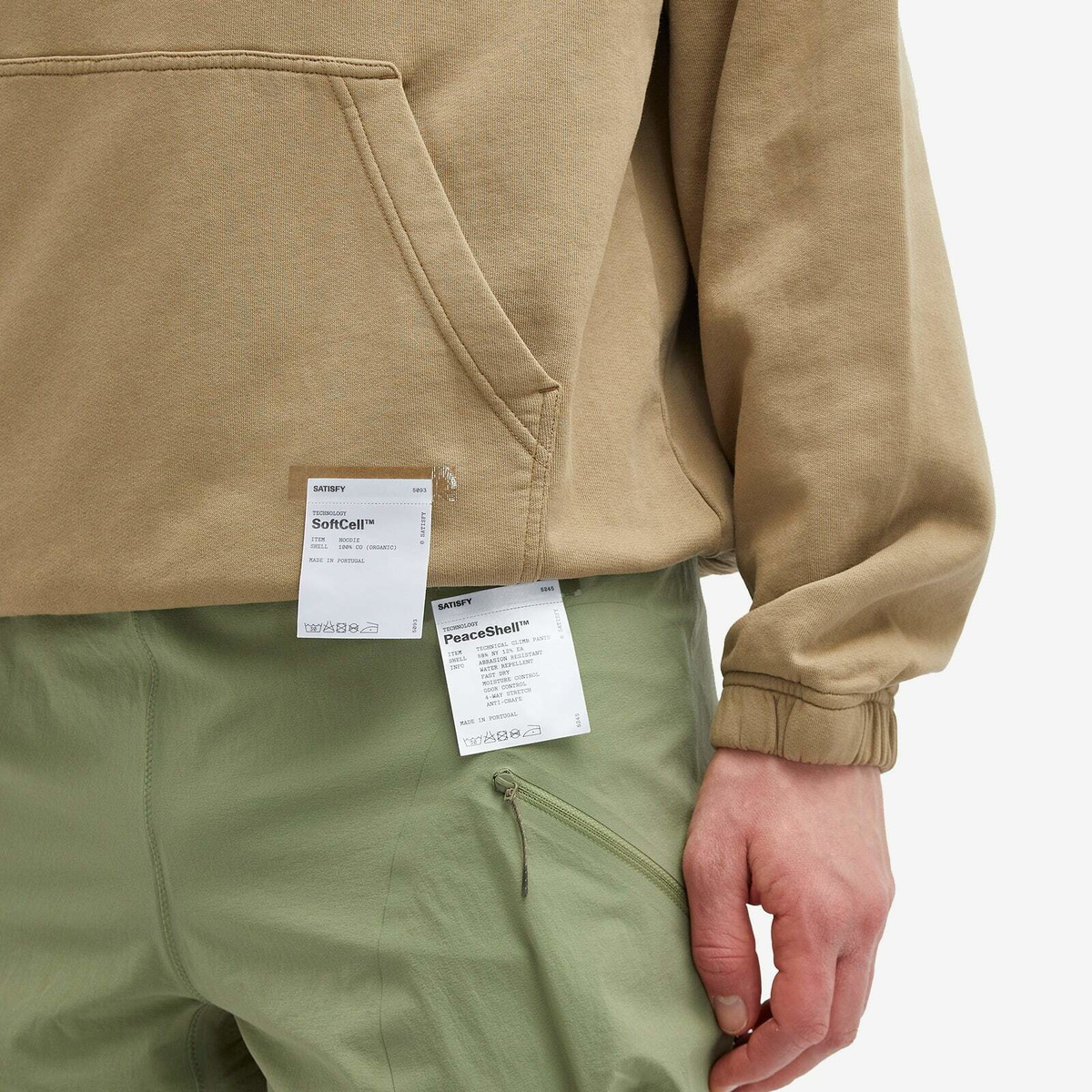 Satisfy Men's Peaceshell Climbing Pants in Oil Green Satisfy