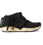 visvim - FBT Prime Runner Suede and Mesh Sneakers - Men - Black