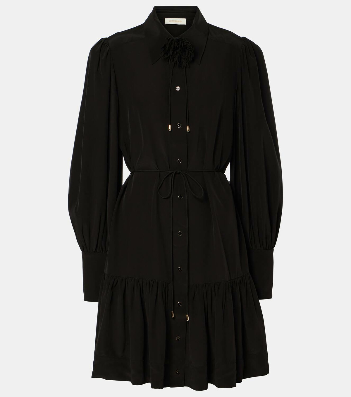 【Zimmermann】Belted ruffled shirt dress Zimmermann Belted ruffled shirt dress Zimmermann