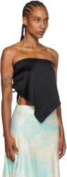 Nanushka Black Brita Tank Top