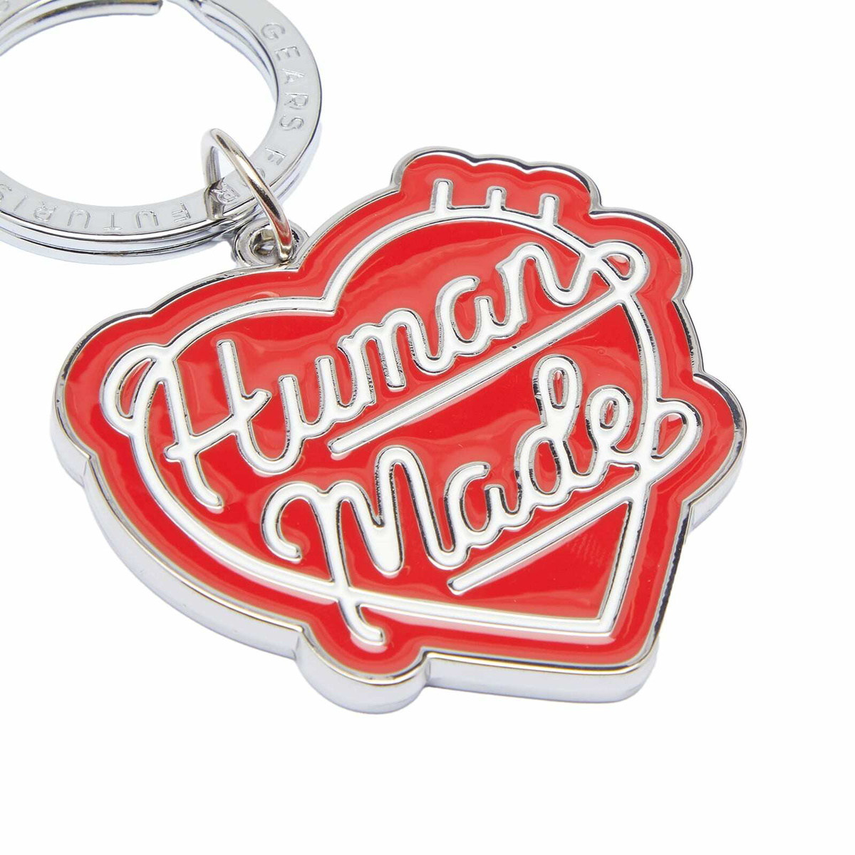Human Made Men's Heart Keyring in Red Human Made