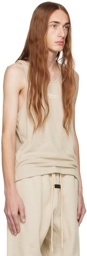 Fear of God ESSENTIALS Taupe Bonded Tank Top