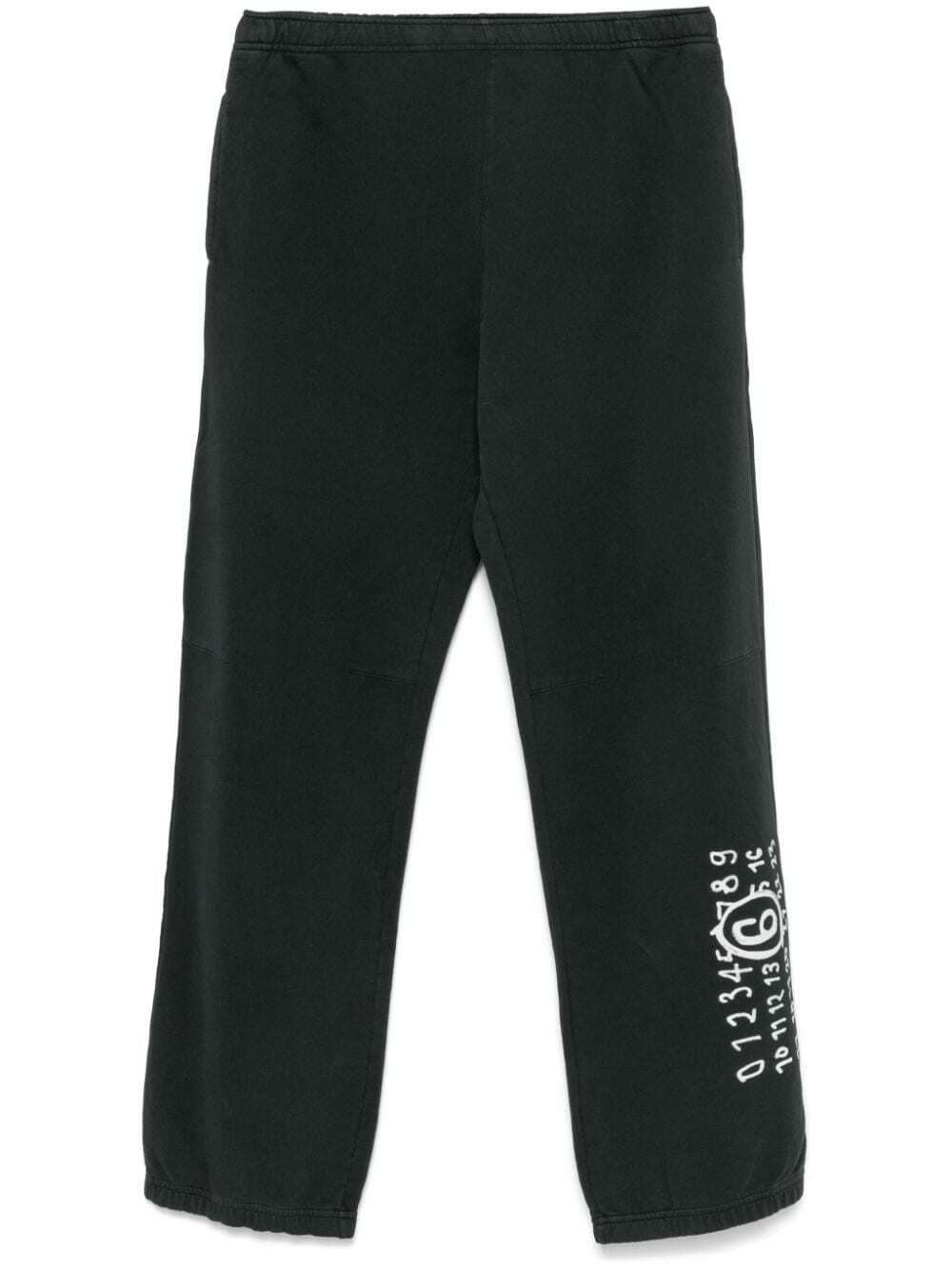 【送料&関税込】MM6 Maison Margiela Black Cotton Joggers Mm6 Maison Margiela Press Joggers