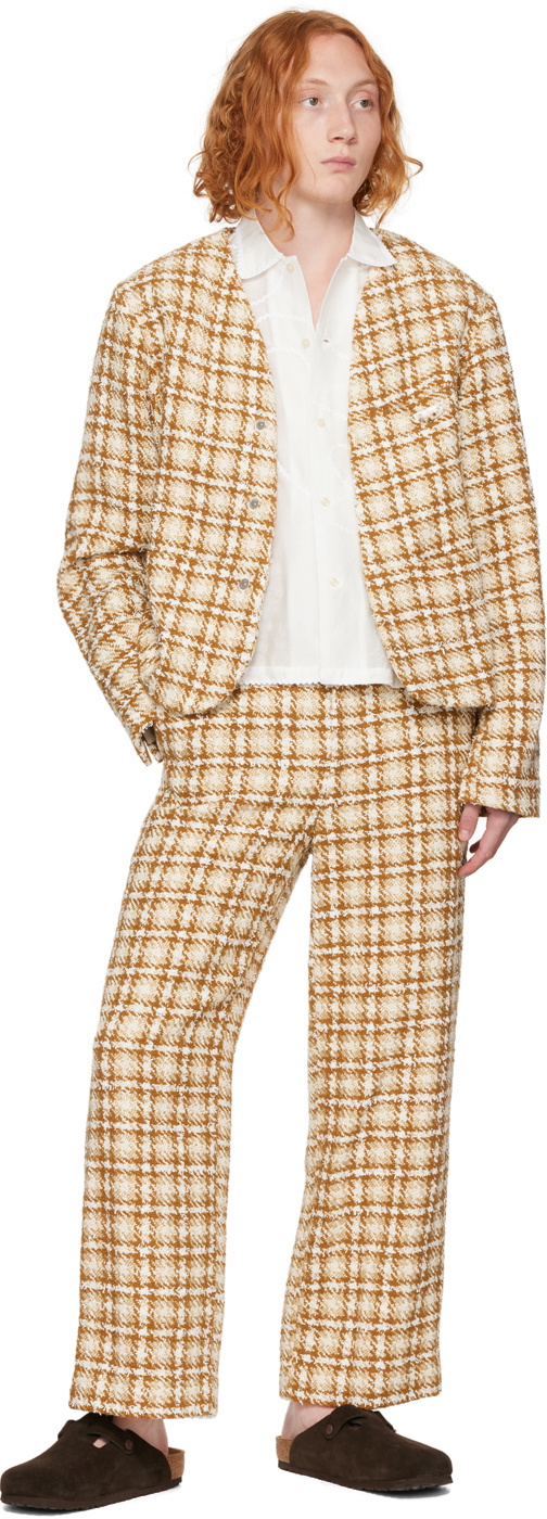 young n sang Brown Harvest Cardigan