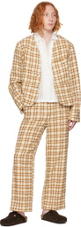 young n sang Brown Harvest Cardigan
