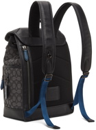 Coach 1941 Black League Flap Backpack